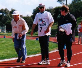 Myself and Belinda with Cliff Young