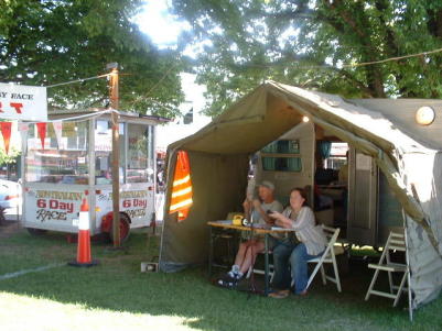 Lap Scoring Tent